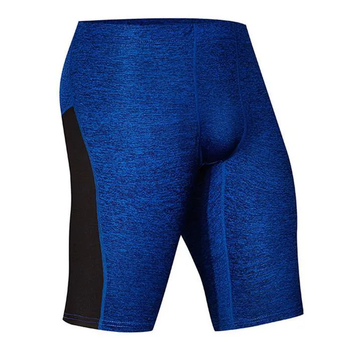 2 Color Stripe and Accent Compression Shorts