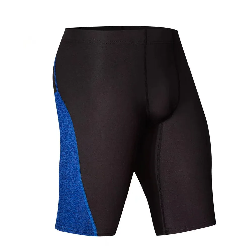 2 Color Stripe and Accent Compression Shorts