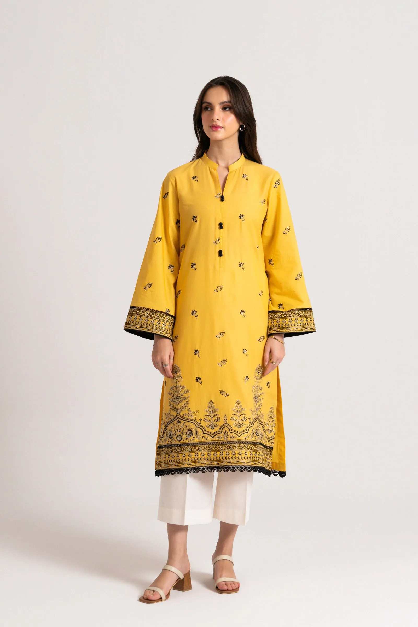 2 PC Embroidered Suit