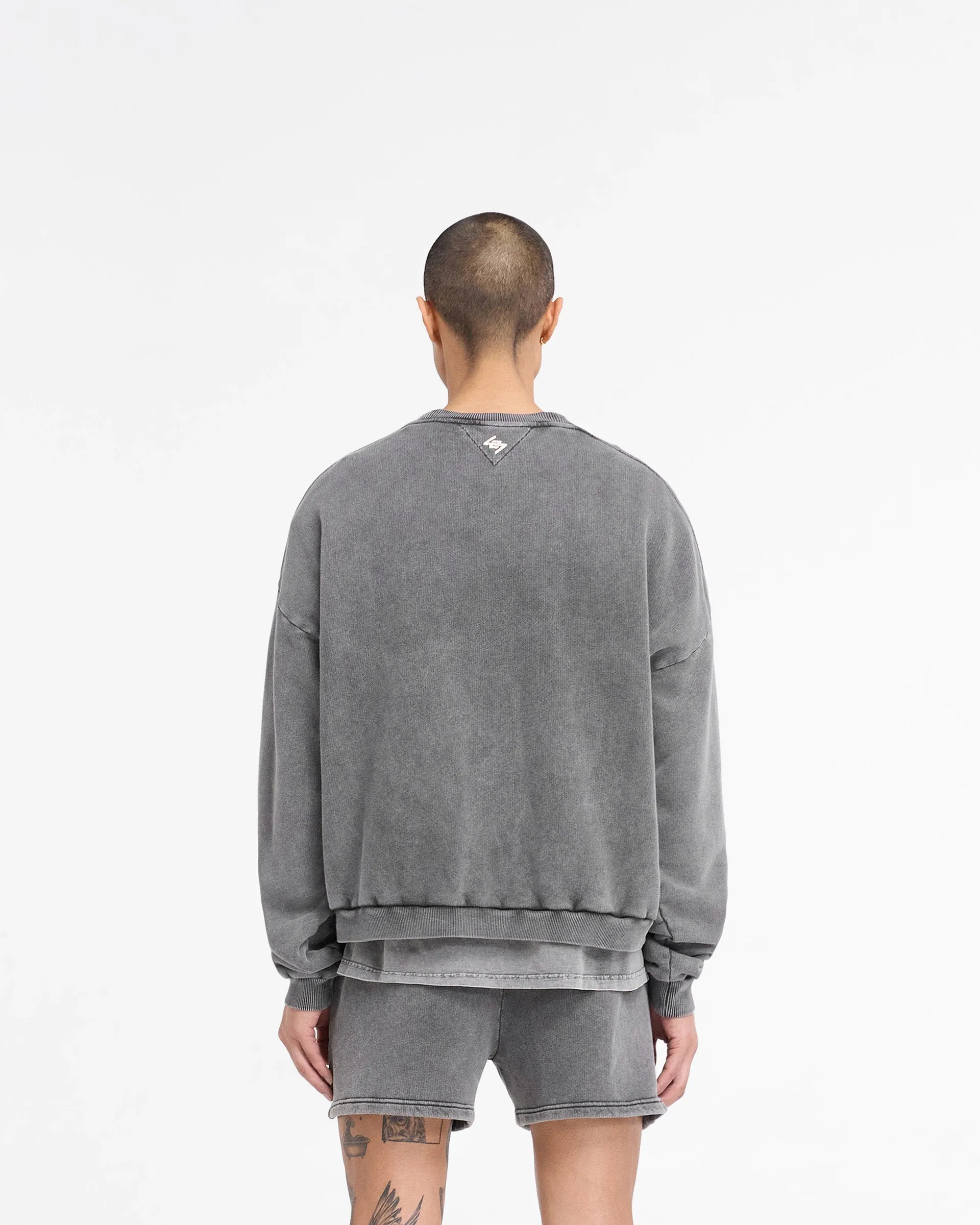 247 Vs The World Boxy Sweater - Pewter