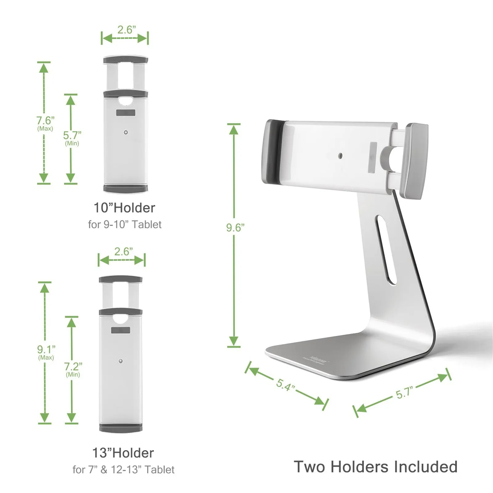 Aluminum Desktop Stand for 7-13" Tablet(AP-7S)