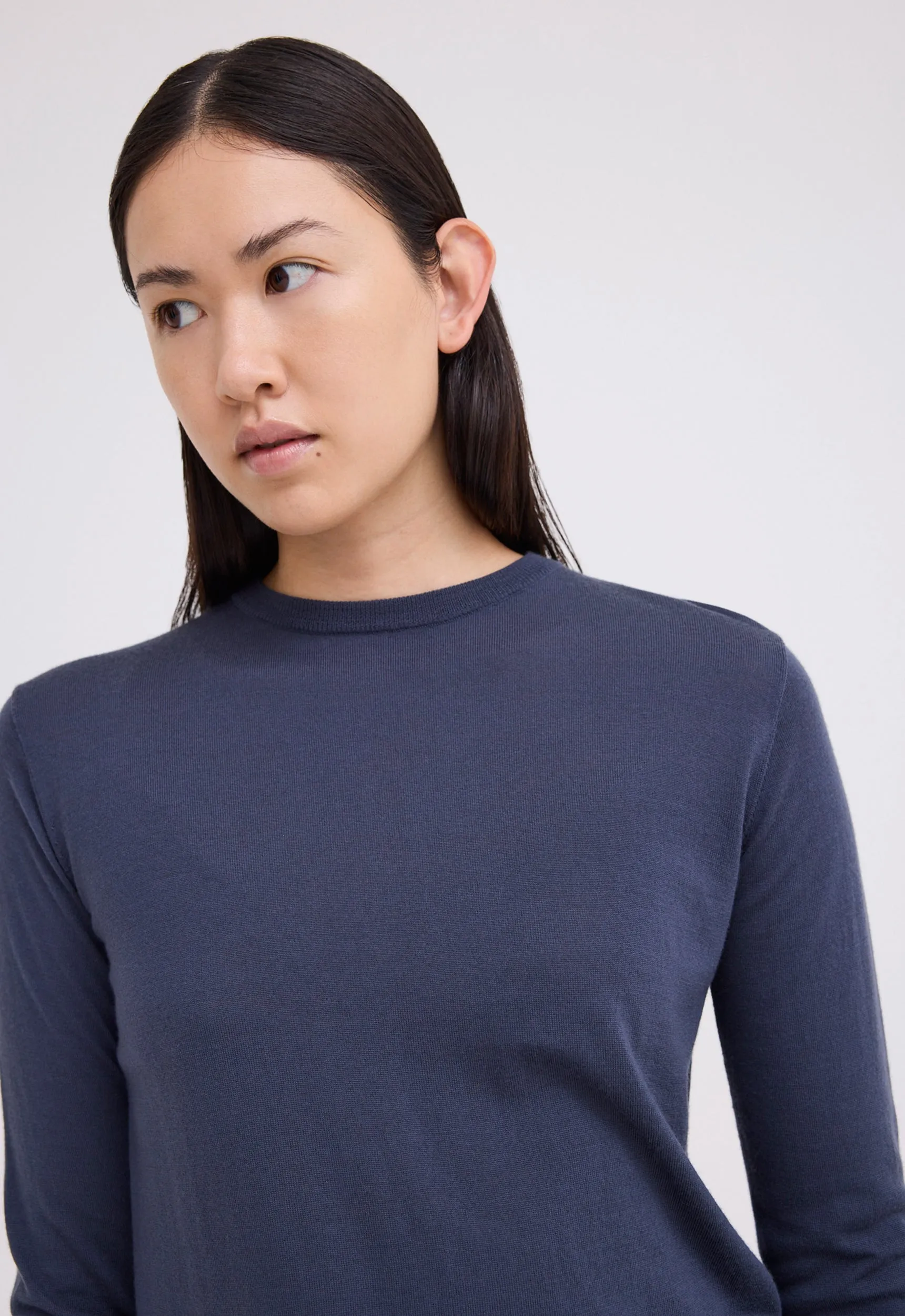 Apex Merino Wool Sweater - Sly Blue