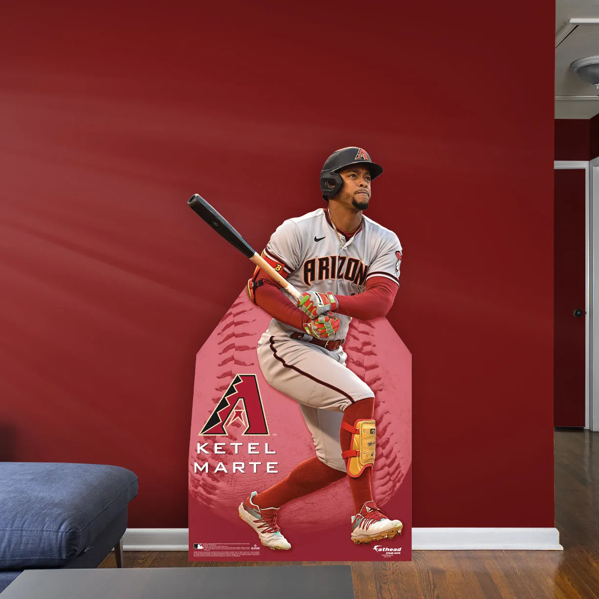 Arizona Diamondbacks: Ketel Marte Life-Size Foam Core Cutout - Officially Licensed MLB Stand Out