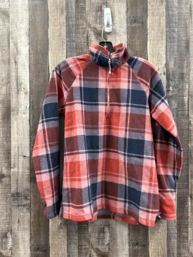 Athletic Fleece By Eddie Bauer In Plaid Pattern, Size: M