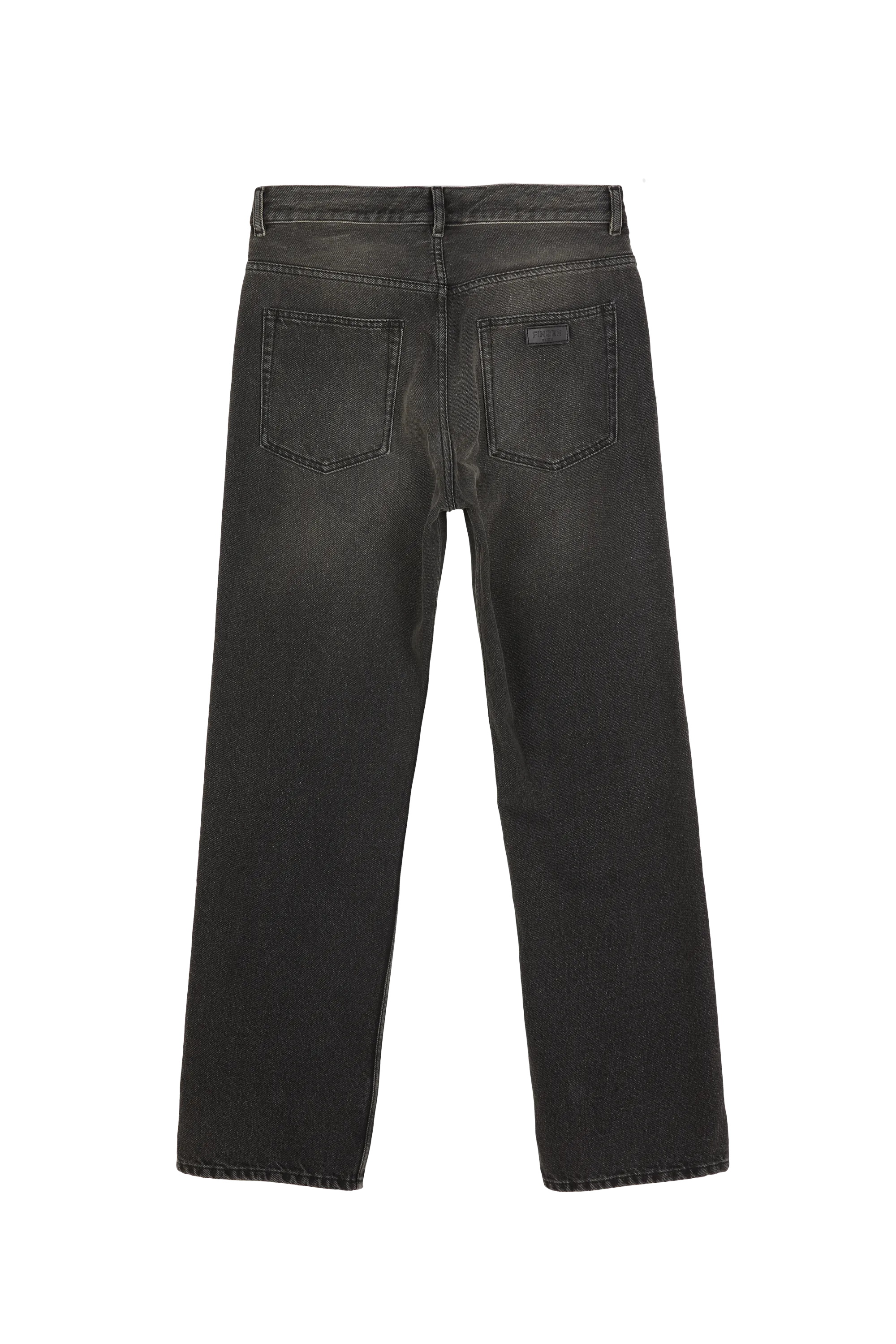 AUSTIN Dirty Black - 5-Pocket Loose Fit Jeans