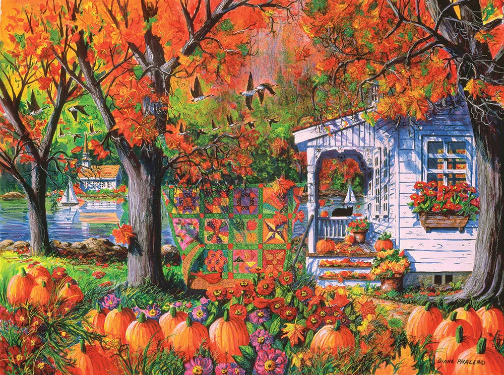 Autumn Patchwork Jigsaw Puzzle