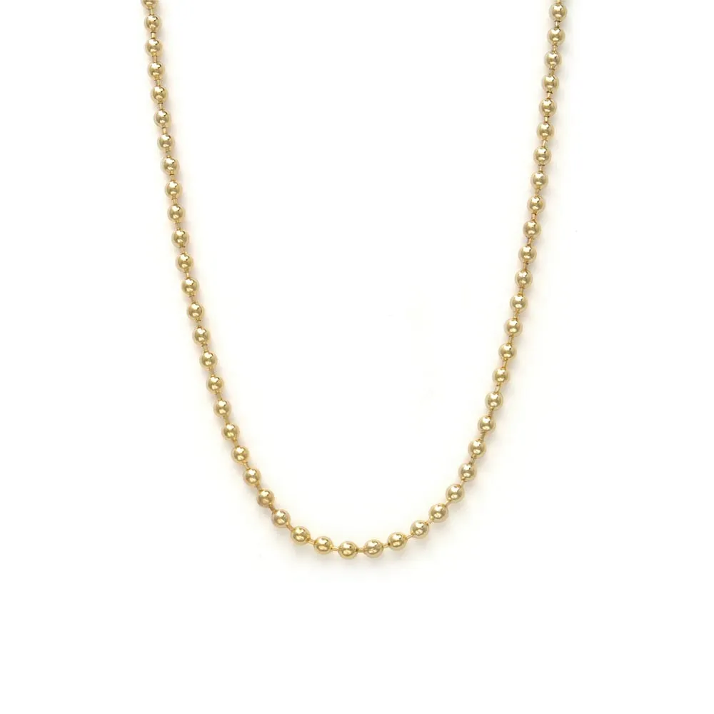 Ball Chain SS Necklace