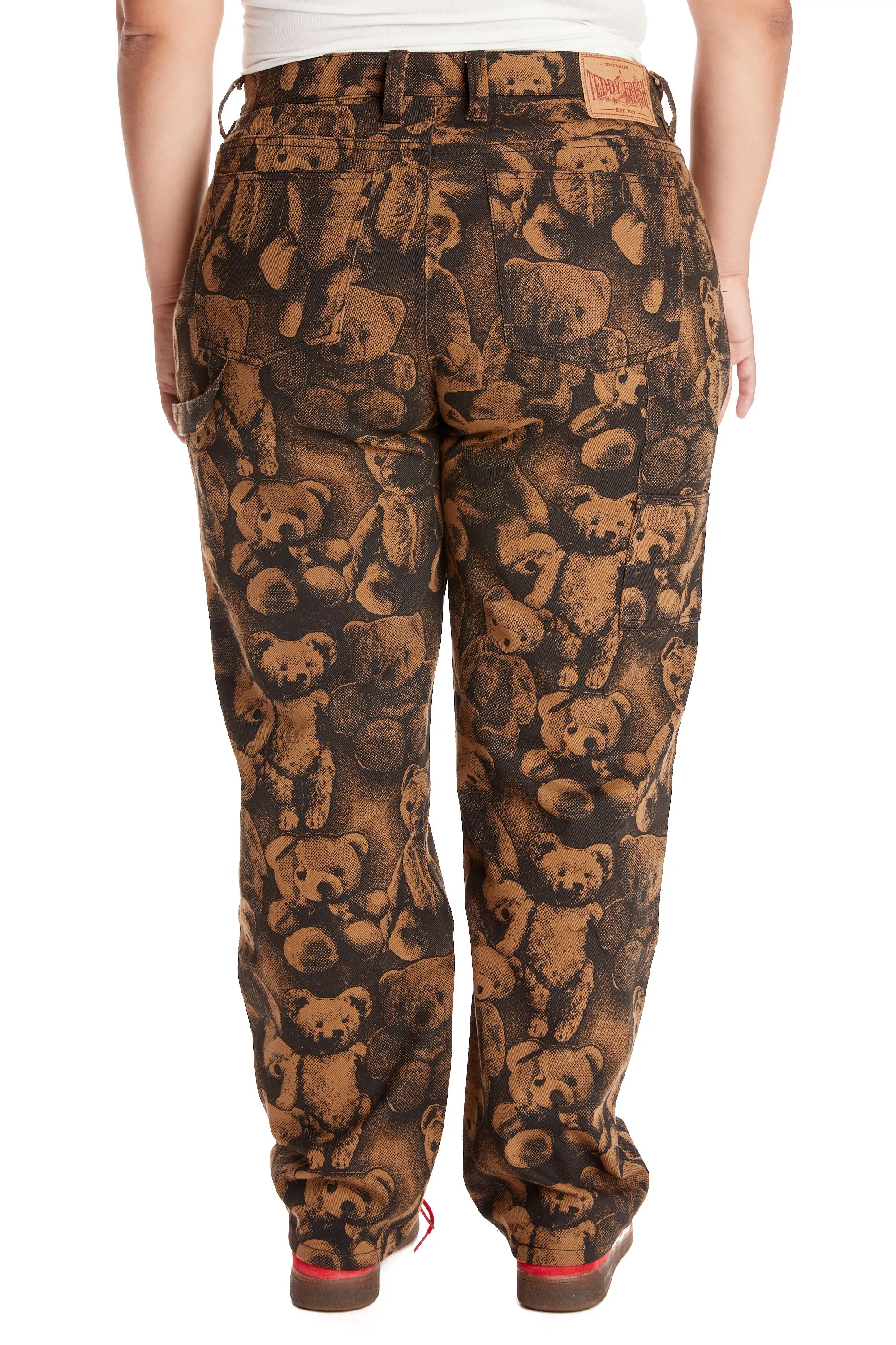 Bear Print Jeans