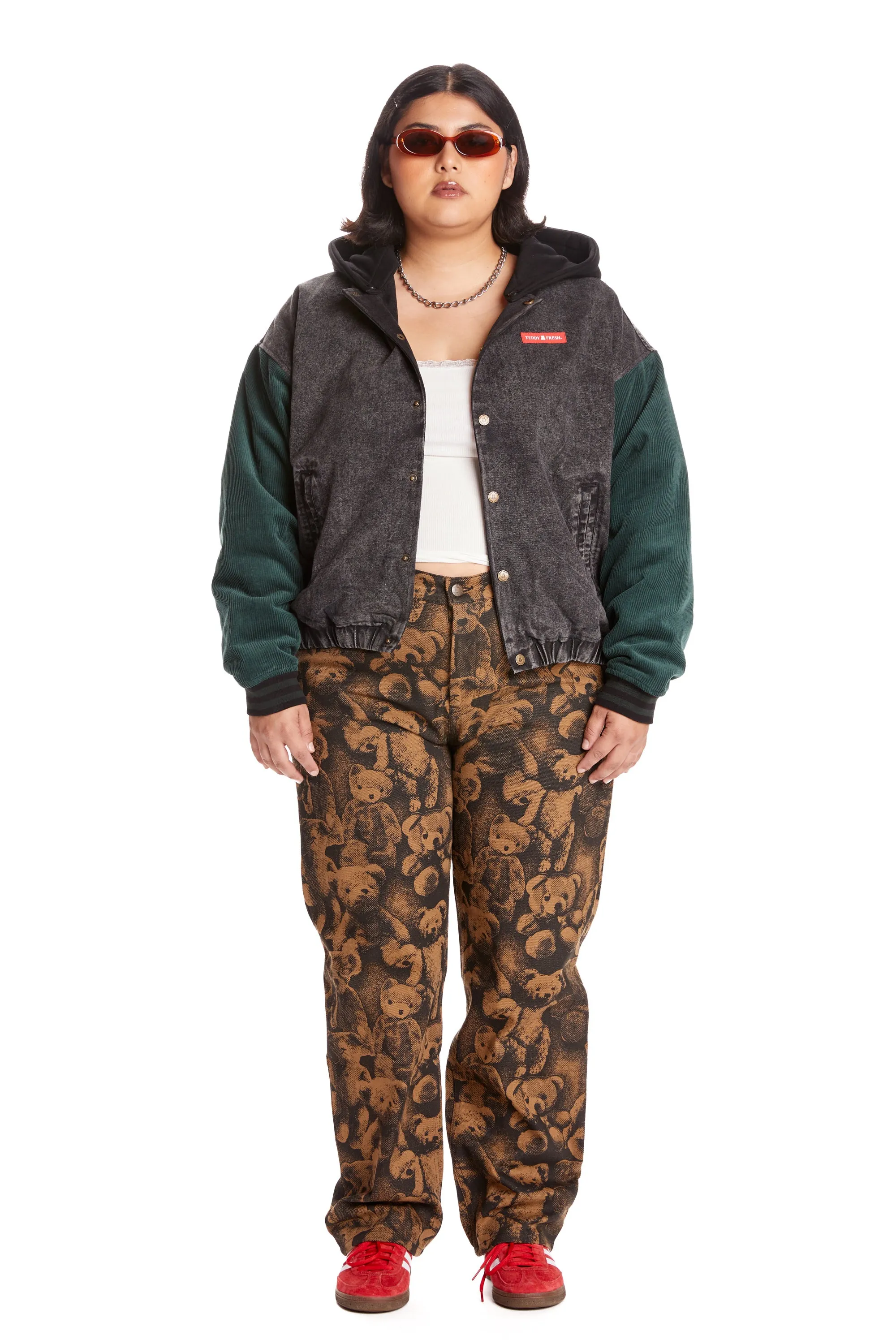 Bear Print Jeans