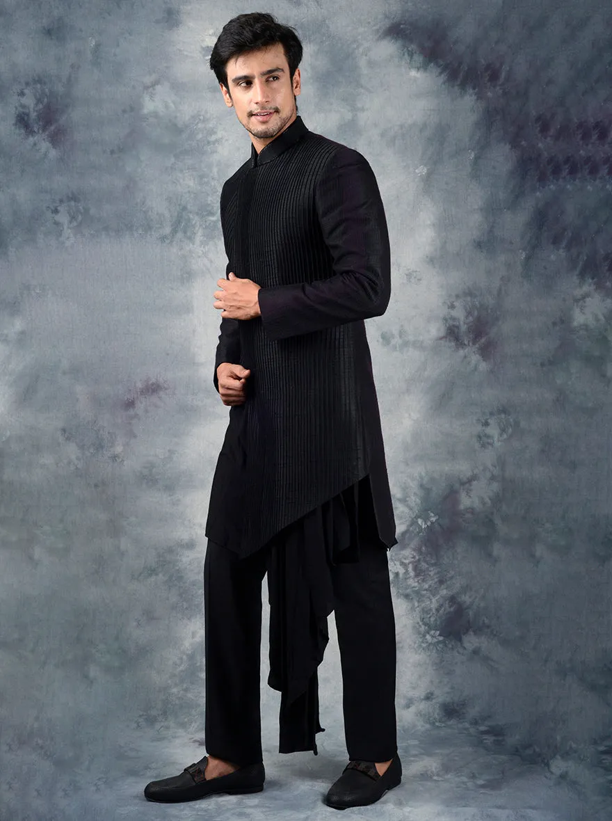 Black Indowestern | Siddhesh Chauhan