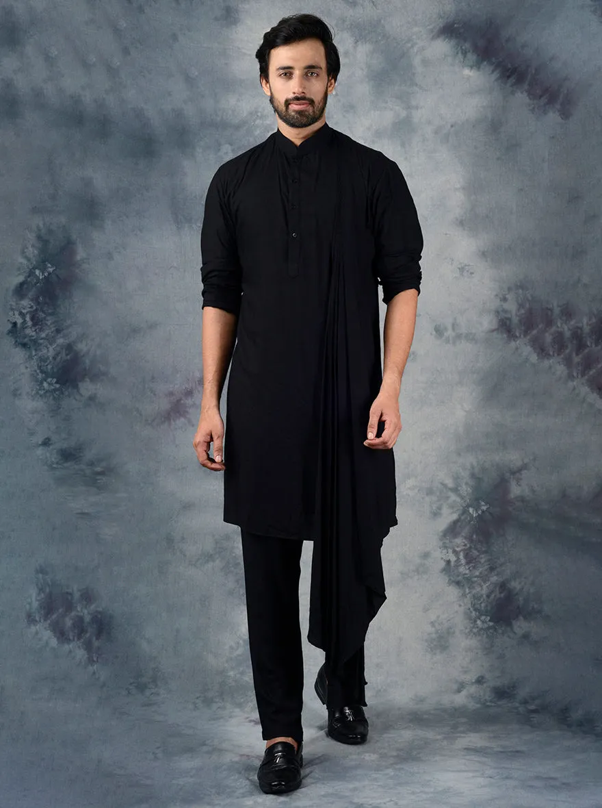 Black Indowestern | Siddhesh Chauhan