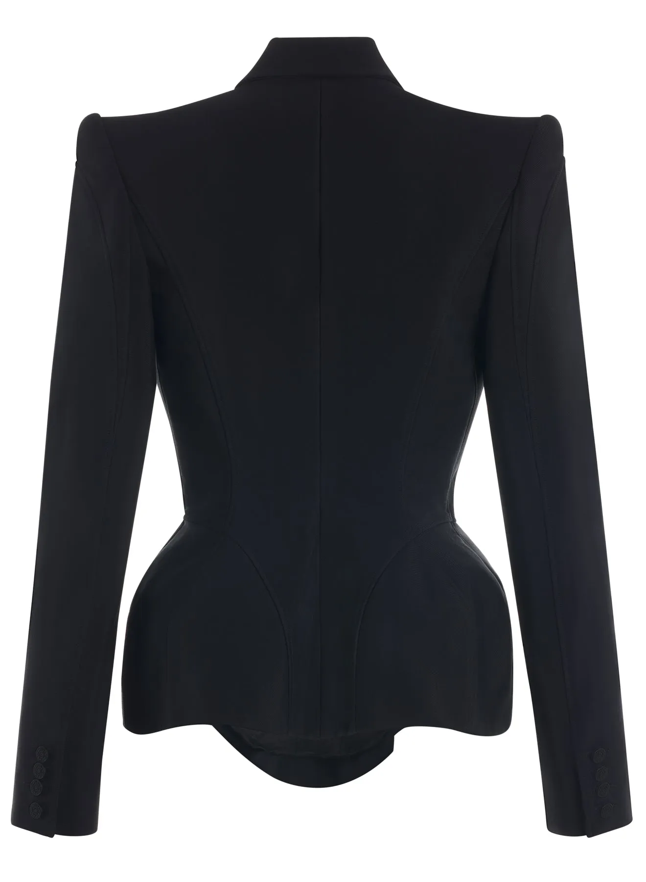 black mugler signature jacket