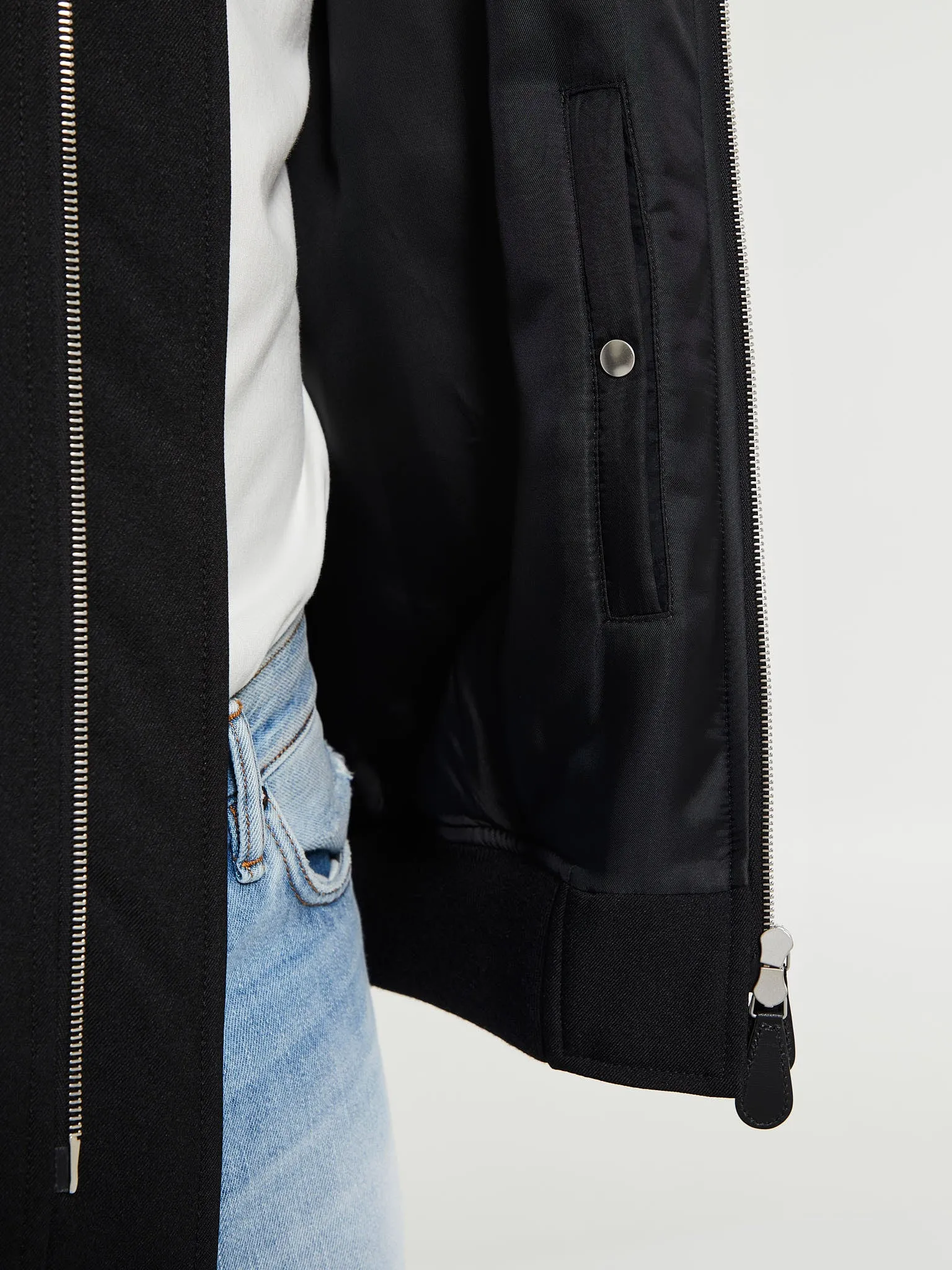 Blouson Jacket in Black