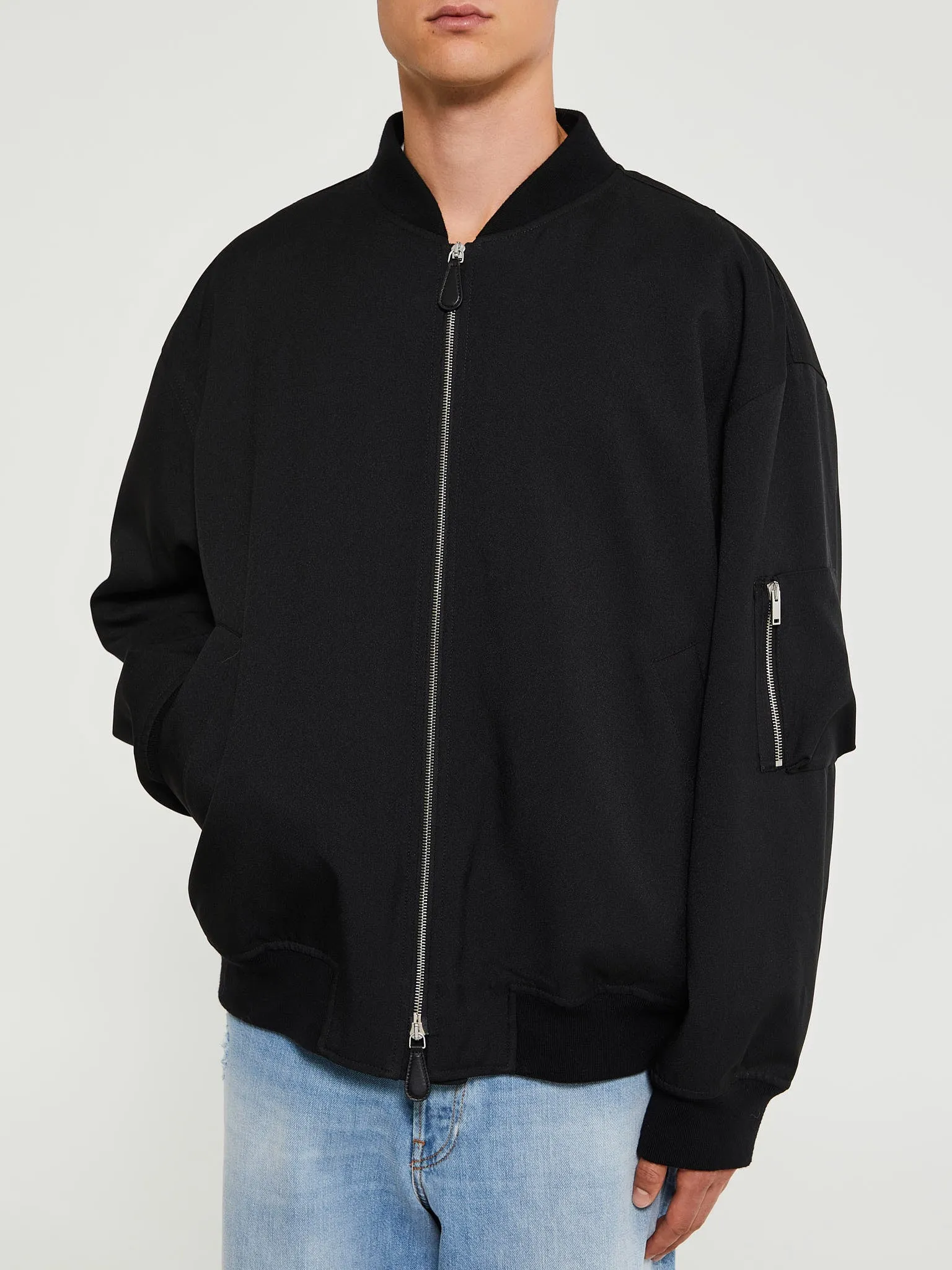 Blouson Jacket in Black