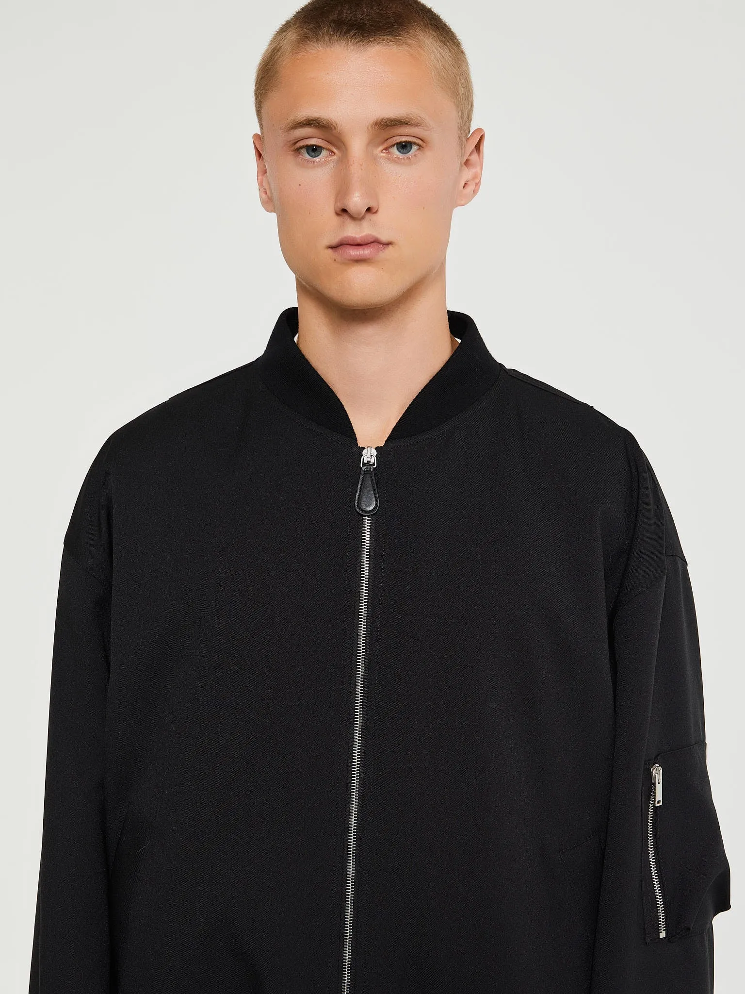 Blouson Jacket in Black