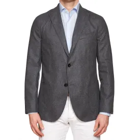 BOGLIOLI Milano "K.Jacket" Gray Virgin Wool Unlined Jacket EU 50 NEW US 40