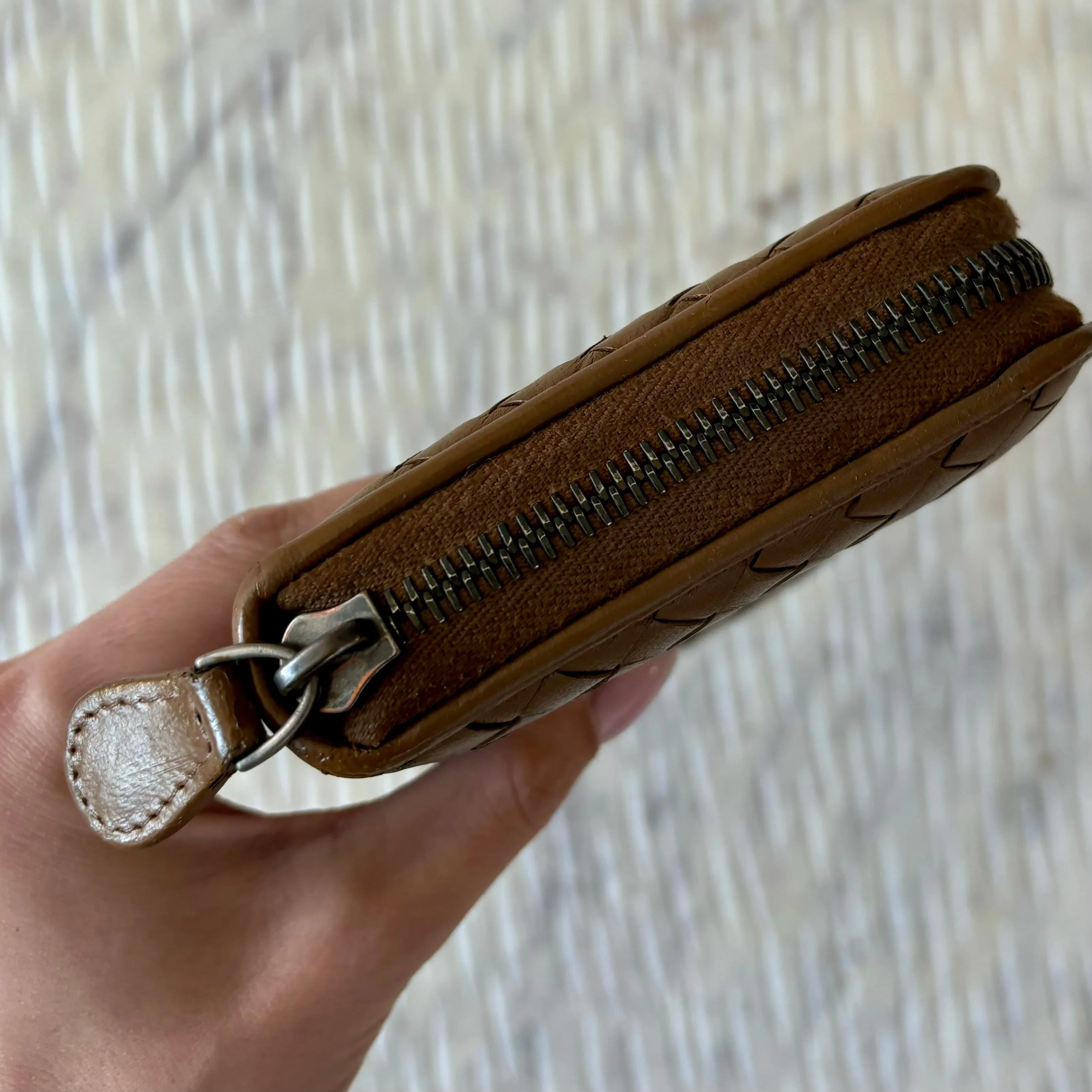 Bottega Veneta Continental Brown Lambskin Wallet