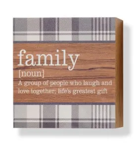 Box Sign - Family