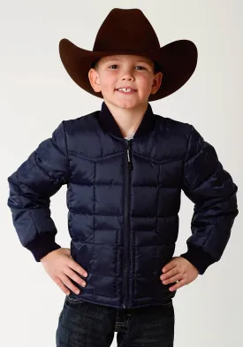 Boy's Roper Navy Poly Filled Jacket