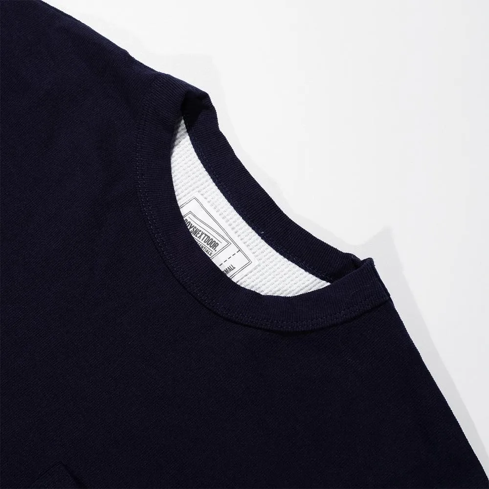 Boysnextdoor Fake Layer Pocket Tee Navy