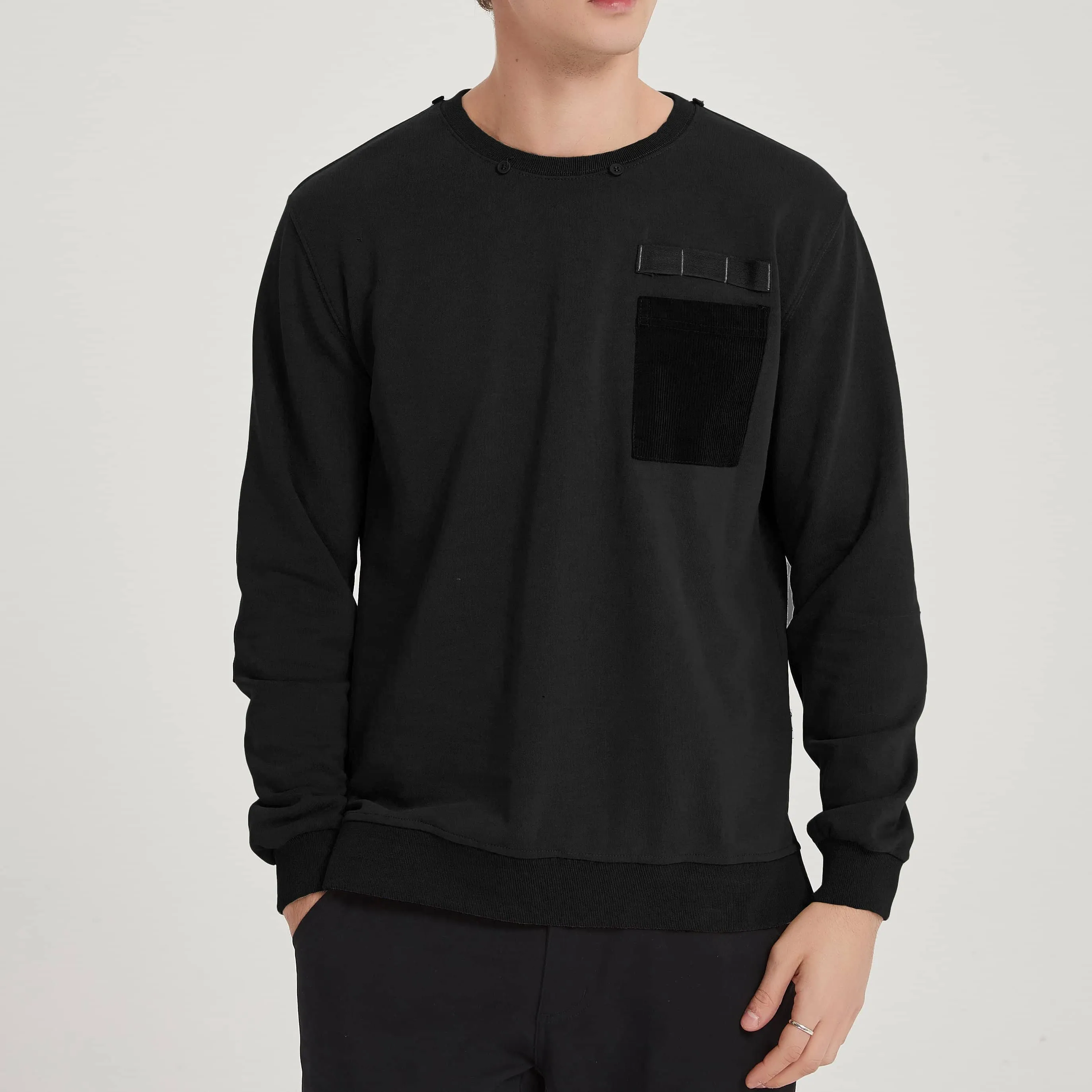 Boysnextdoor Patchwork Hoodie Black