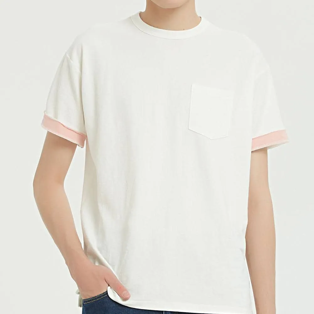 Boysnextdoor Wide Pocket Tee White