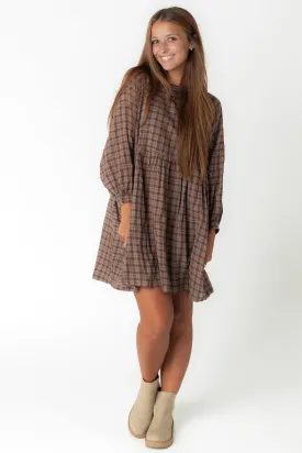 Brass & Roe Crew Plaid Dress