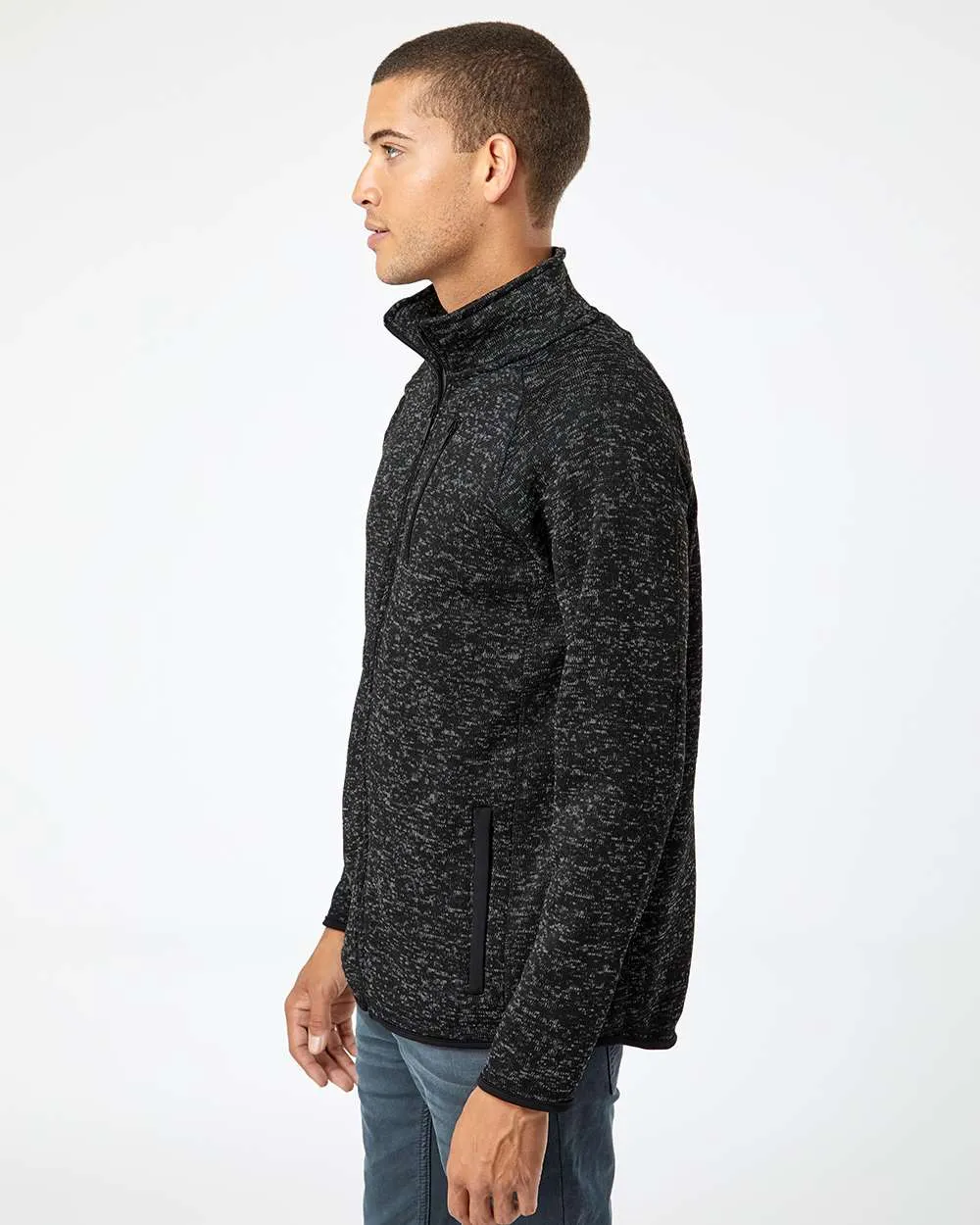 Burnside - Men's Sweater Knit Jacket