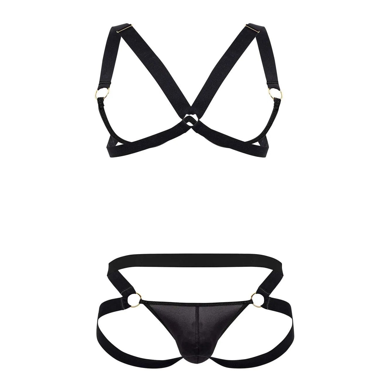 CandyMan Harness-Bra Two Piece Set