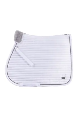 CAVALLO JULE DRESSAGE SADDLE PAD-WHITE