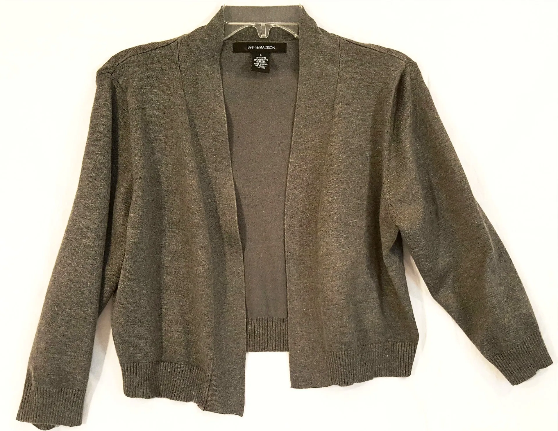 Charcoal Grey Cardigan