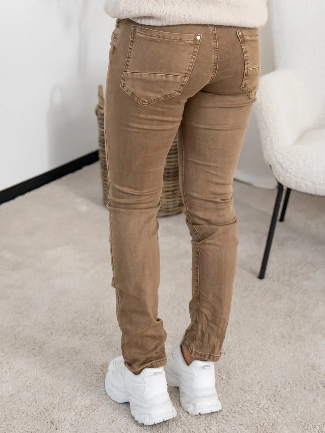 Cherie jeans taupe