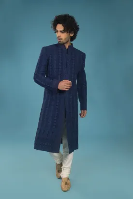 Chikankari Sherwani - Mace