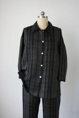 Christopher Calvin Plaid Big Shirt 9340