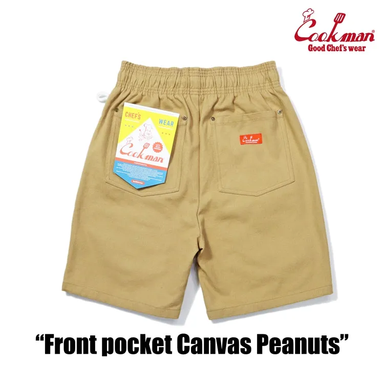 Cookman Chef Short Pants  Front pocket - Canvas Peanuts