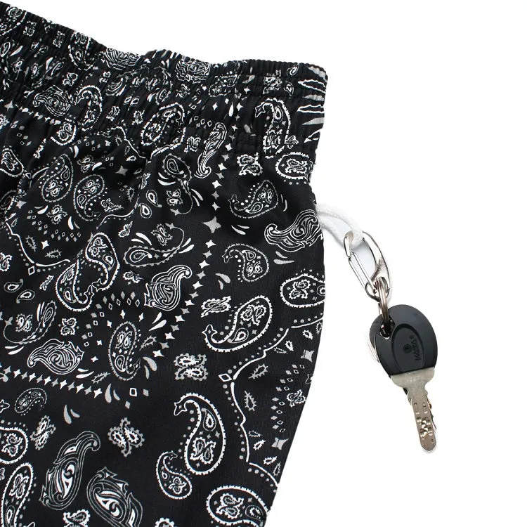 Cookman Chef Short Pants - Paisley : Black