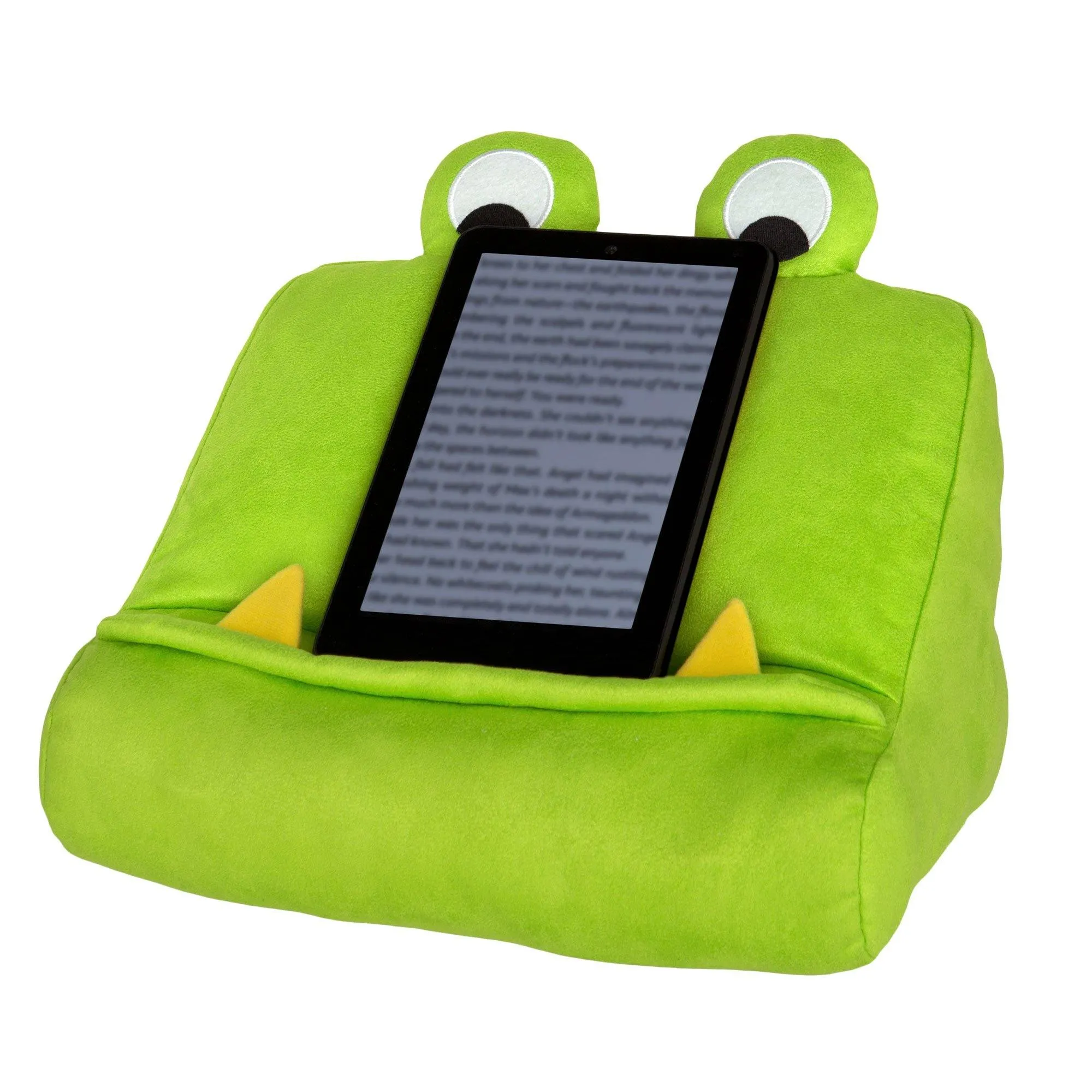 Cuddly Reader iPad, Tablet Stand and Book Holder (BookMonster Green)