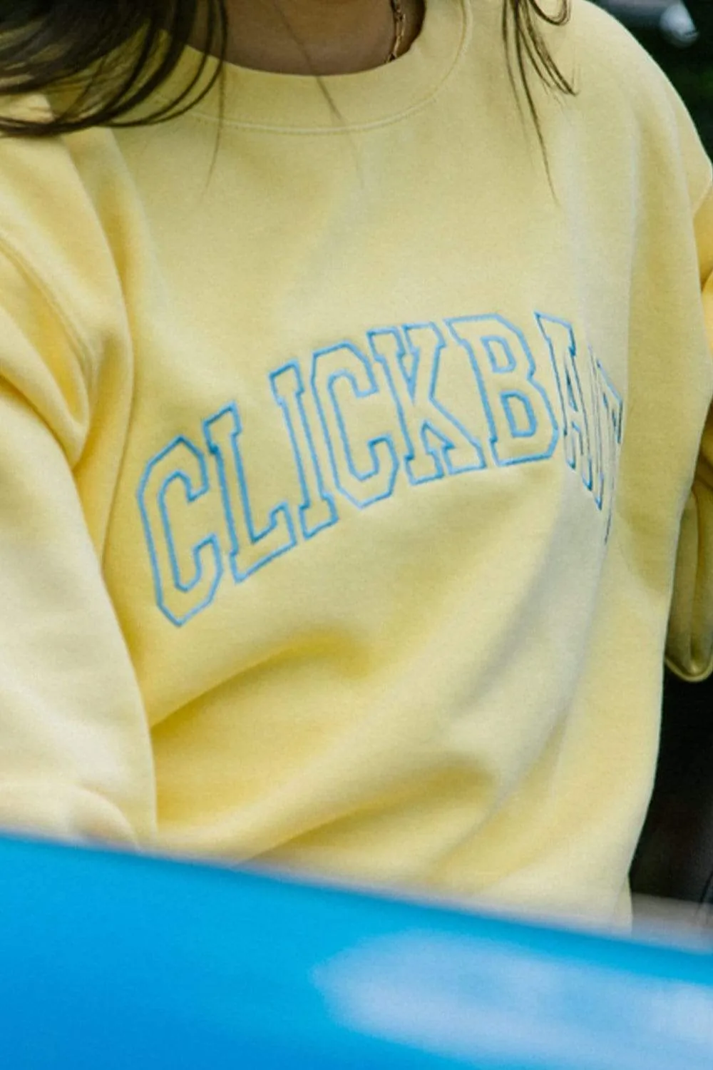 David Dobrik Yellow Sunrise Clickbait Sweater