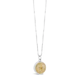 Dune Jewelry Sandglobe Necklace - Sand