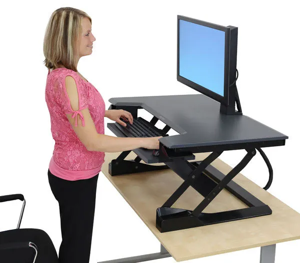 Ergotron WorkFit-T Sit-Stand Desktop Workstation