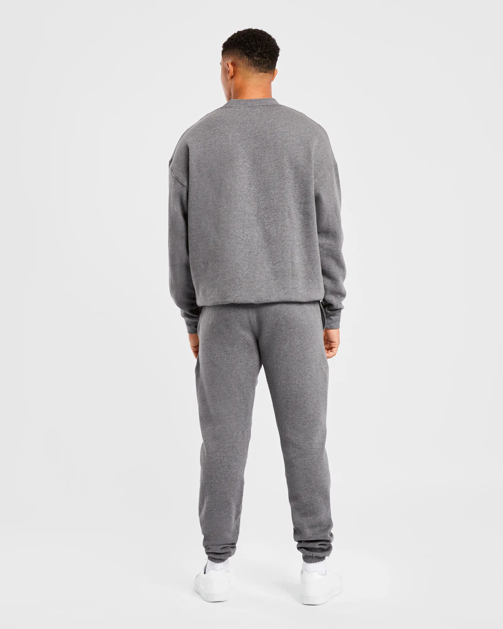 Essential Oversized Sweater - Charcoal Marl