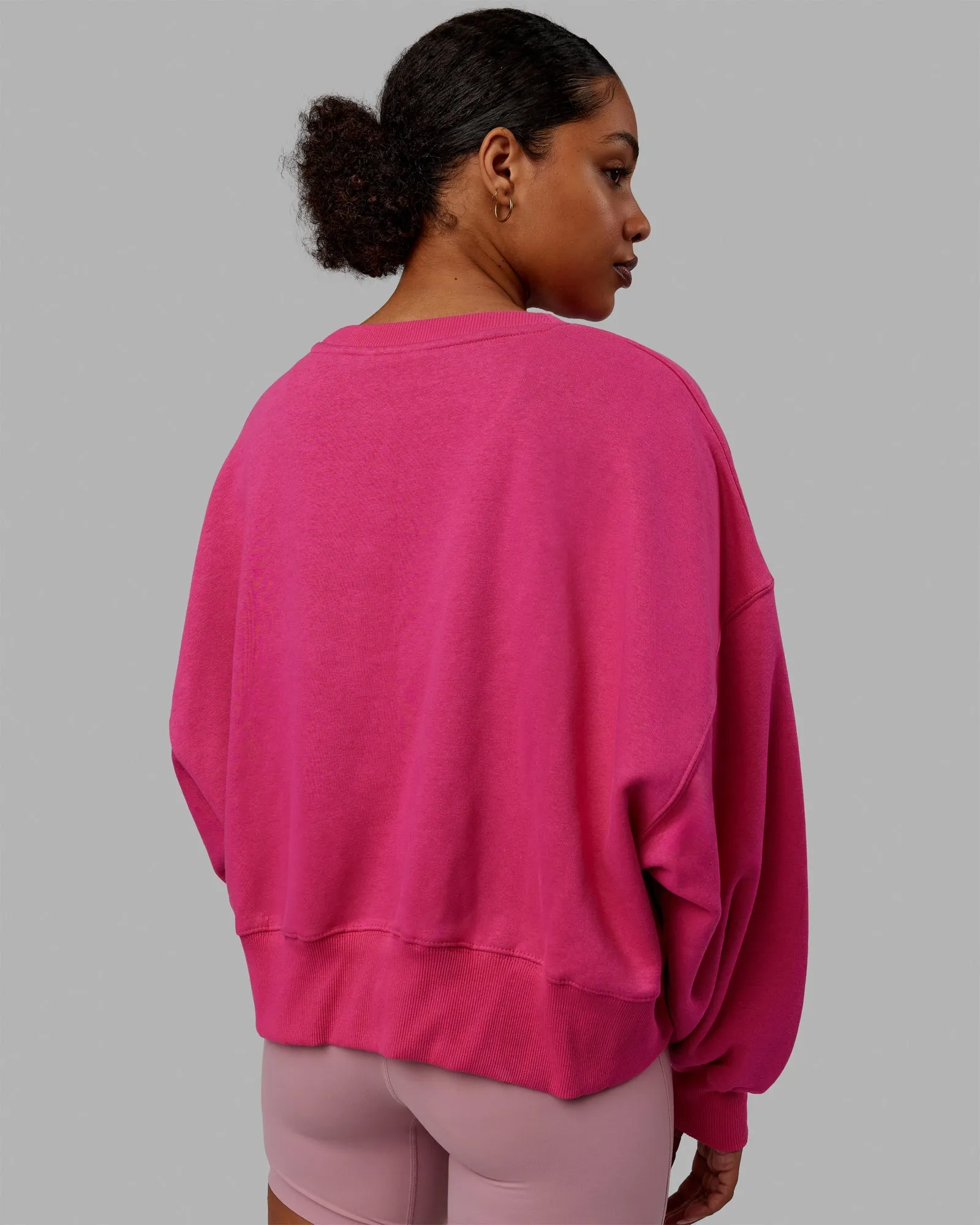 Everyday Slouch Sweater - Ultra Pink