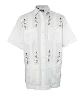 Flores Cotton Guayabera