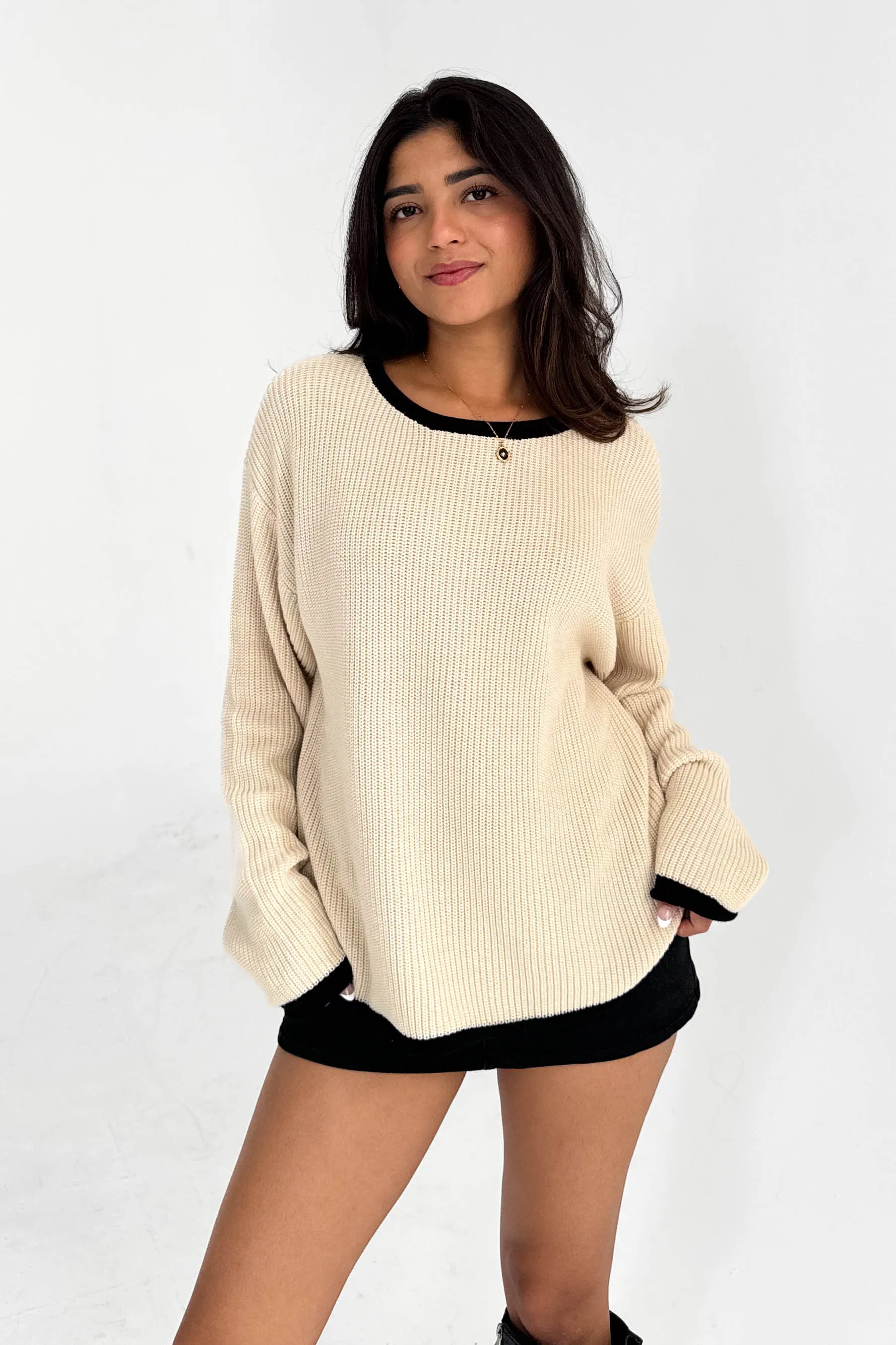 Fran Sweater in Oatmeal