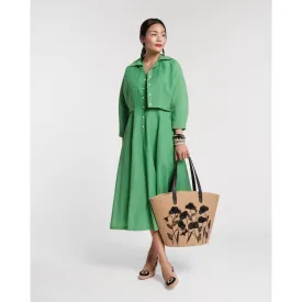 Frances Valentine Peggy Dress Set Cotton Green