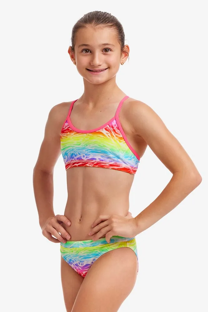 GIRL'S LAKE ACID RACERBACK TWO PIECE