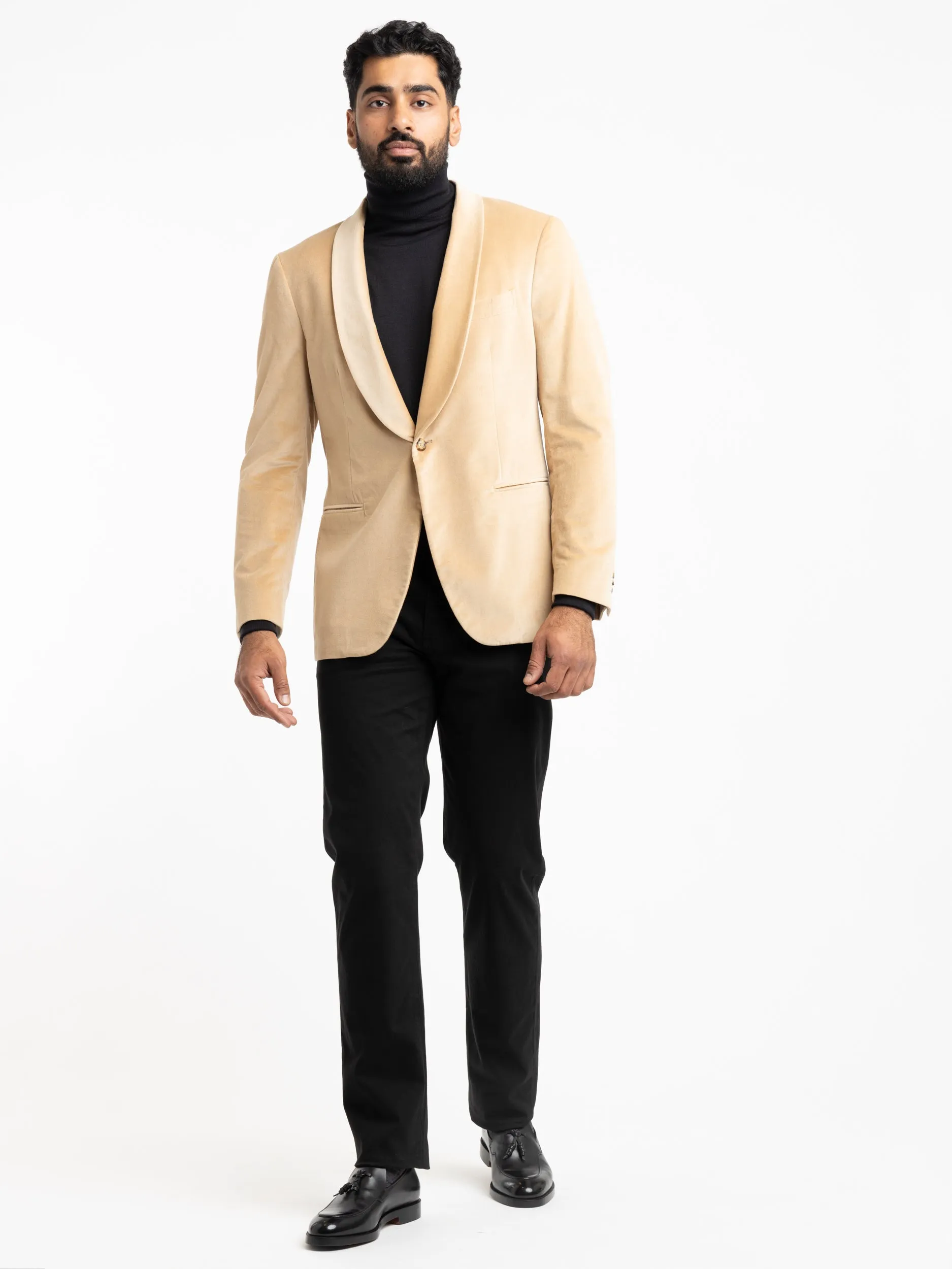 Gold B-Line Velvet Sport Jacket