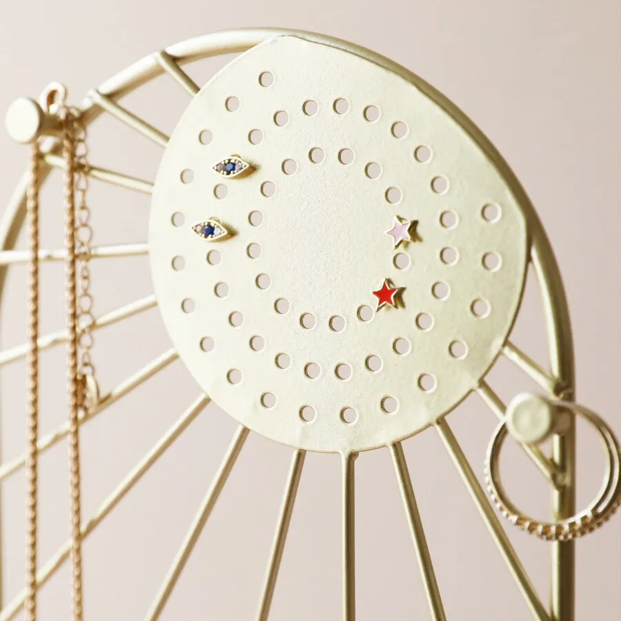 Gold Sunshine Terrazzo Jewellery Stand