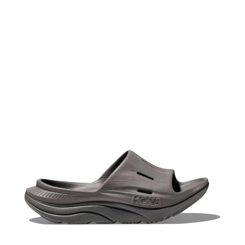 Hoka Ora Recovery Slide 3 Sandal in Grey