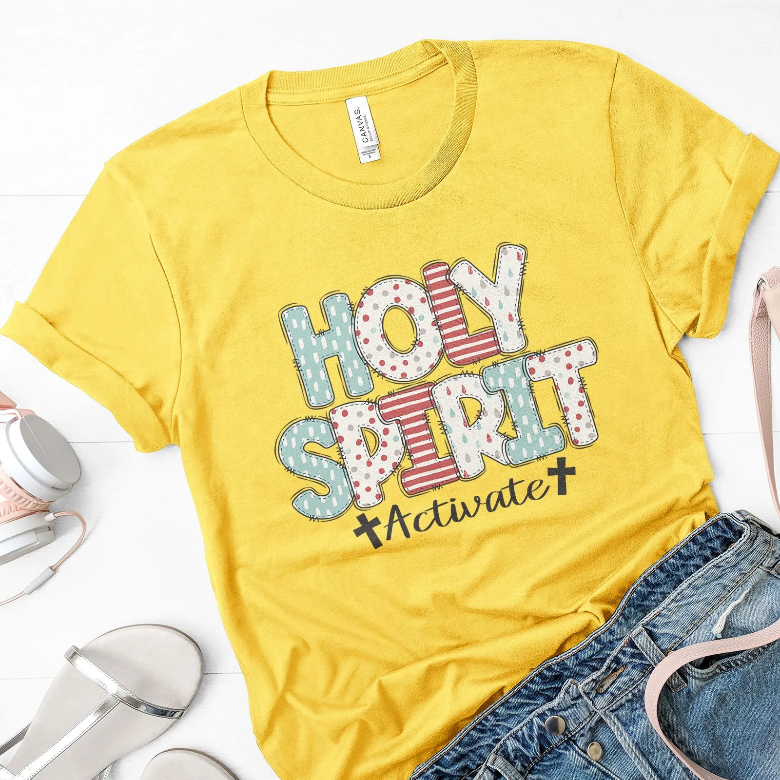 Holy Spirit Activate Patchwork Tee